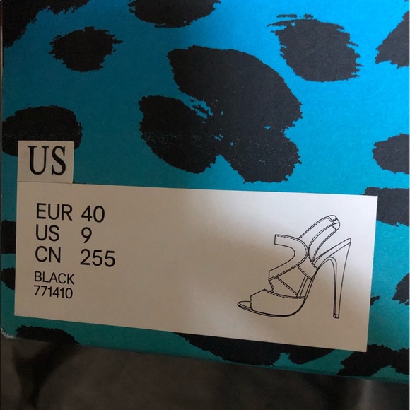 Versace for H & M black patent velvet heels - Picture 6 of 8